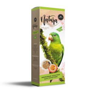 Մեղրով և ձվով հացահատիկային ձողիկներ թութակների համար՝ SECRET NATURA (400 գ)