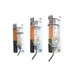 Ապակյա ջրախմոց կենդանիների համար | S – 177 մլ, M – 350 մլ, L – 750 մլ