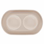 Երկտեղանոց կերաման՝ 0.3 լ (պատվանդանի վրա) (բեժ) ALTA