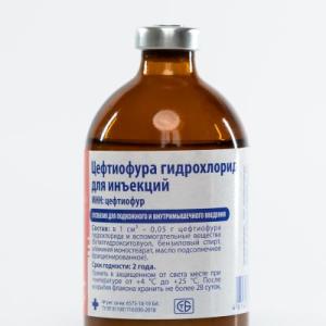 Ցեֆտիոֆուր-հակաբիոտիկ ինտերվենցիոն շիճուկ