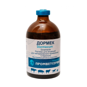 DORMEK – Injectable antiparasitic solution for animals, 100 ml
