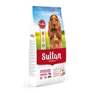 Չոր կեր խոշոր շների համար | Հորթի մսով Sultan