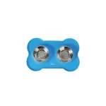 Չժանգոտվող պողպատե թասեր + սիլիկոնե հենք | M-PETS® DUET