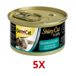 Wet cat food with chicken and shrimp 70g 5pcs
