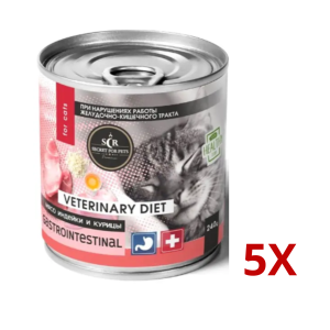 Dietary food for cats with digestive disorders, 240g (5pcs)