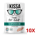 Полнорационный корм для кошек с кроликом в соусе, 75 г 10 шт