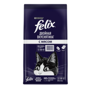 Չոր կեր կատուների համար՝ մսային 10կգ Felix