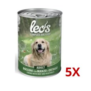 Canned food for dogs with poultry 415g 5 pcs