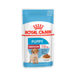 Royal Canin Medium Puppy Gravy – Wet food for medium breed puppies up to 12 months, 140 g (pack of 10)