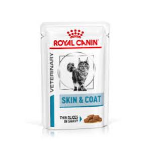 Դիետիկ թաց կեր մեծահասակ կատուների համար Royal Canin Cat Skin & Coat Pouch 85 գ (10 հատ)