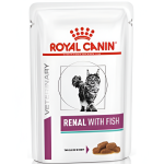 Royal Canin Renal с рыбой в соусе для кошек с заболеваниями почек, 85