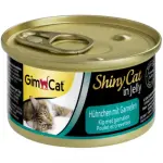 Влажный корм для кошек с курицей и креветками- Gimcat 70 g
