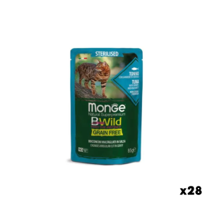 Wet food for sterilized cats with tuna 85g Monge Bwild