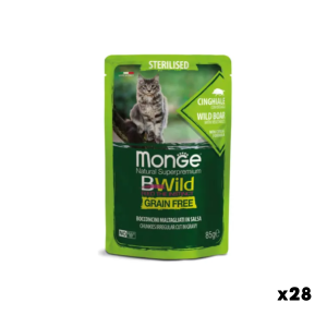 Pouch for sterilized cats Monge Bwild with wild boar meat