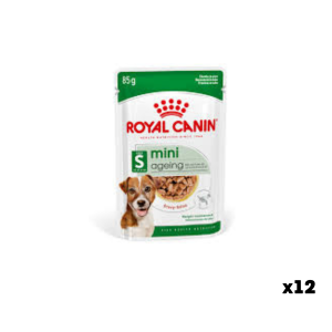 Թաց կեր փոքրիկ շների համար 12+ տարեկանից, 85 գ (փաթեթ՝ 12 հատ) Royal Canin Mini 12+ Ageing Gravy