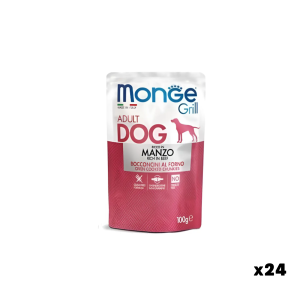 Monge Grill Pouch – Wet Dog Food with Beef, 100 g