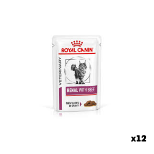 Royal Canin Renal with Beef Gravy wet dietary food for cats with kidney problems, 85 g (10 pcs)