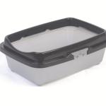 Туалет для кошек Дунья Догуш с бортом большой, пластик, 43х33х16 см